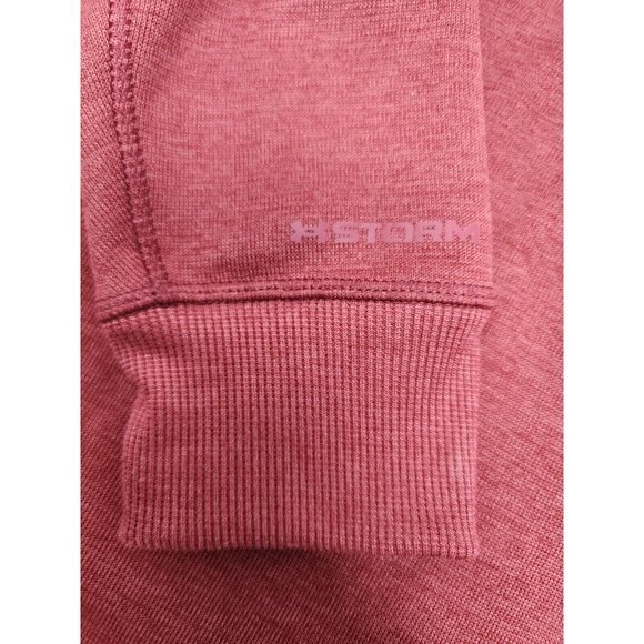 Under Armour ColdGear Storm Pullover Mens Small Loose Burgundy 1/2‎ Zip - Picture 5 of 14